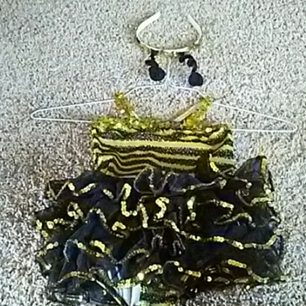 Vintage Handmade Bee Costume 5-6